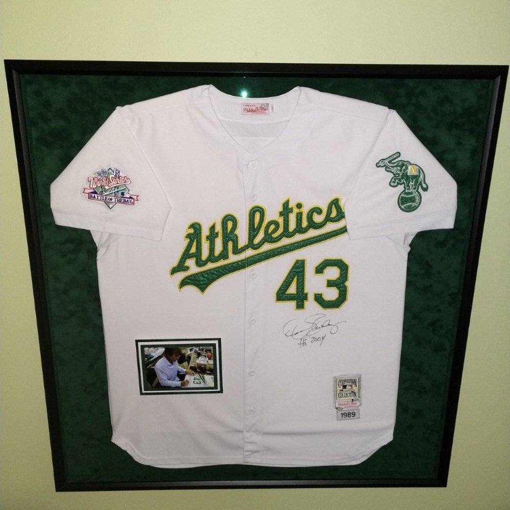 Autographed 1989 Eckersley Oakland A's Jersey